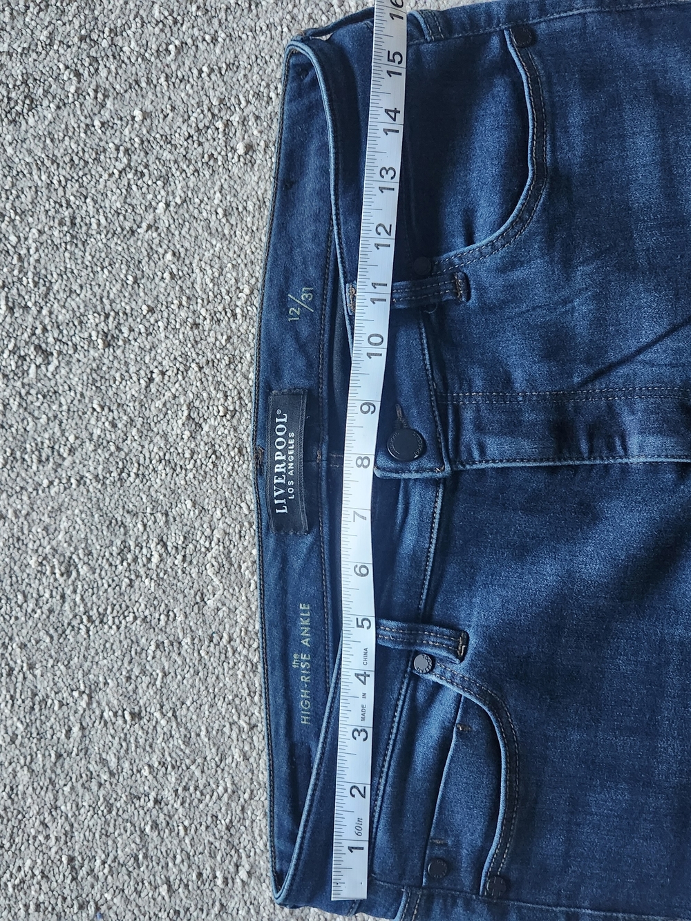 Liverpool High-Rise Slim Jeans for Women in Dark Indigo